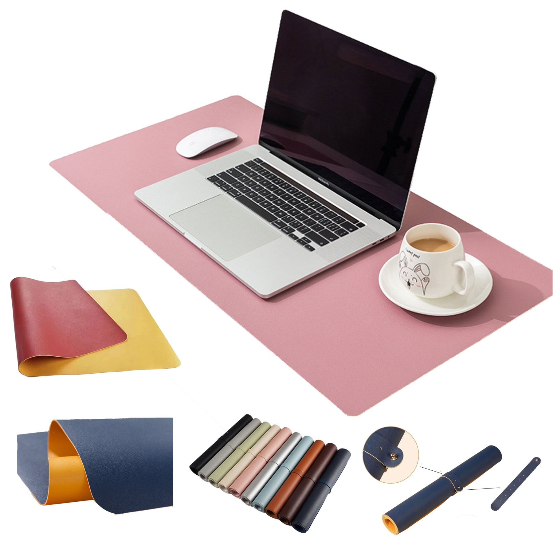 Dual-sided Leather Mouse Pad 1