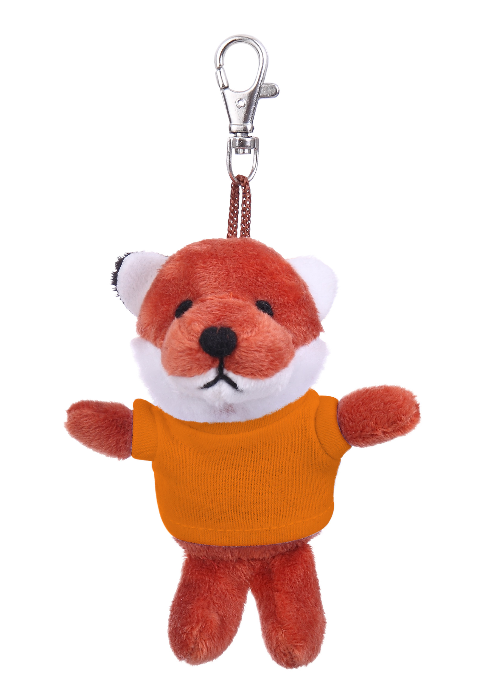 Soft Plush Fox Keychain with Tee 8