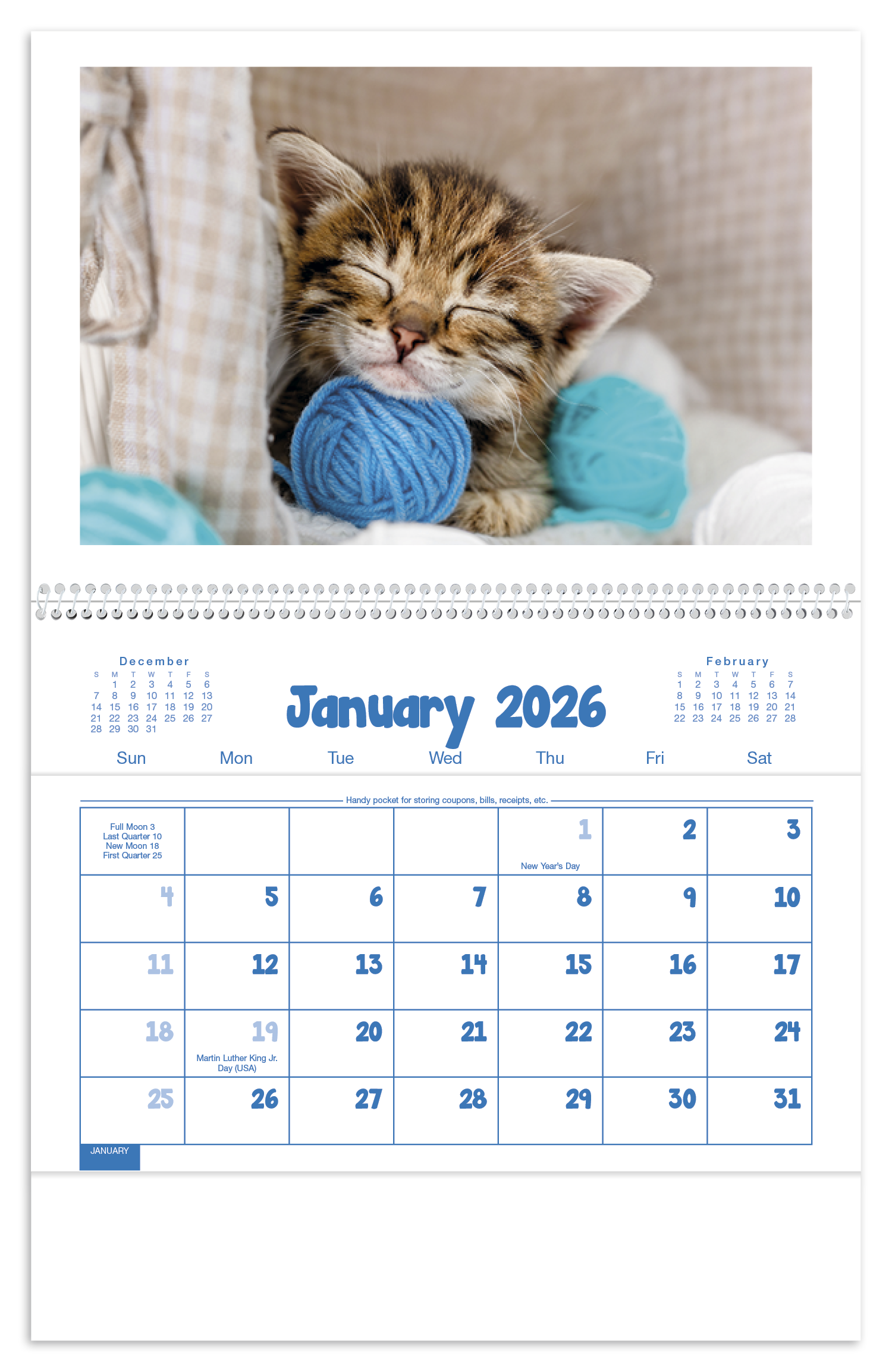 Triumph® Calendars Puppies & Kittens Pocket Calendar 27