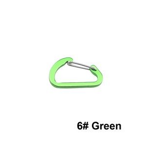 Durable #5 Flat Carabiner Lightweight Aluminum Alloy Clip, promotional tool with logo imprint 3