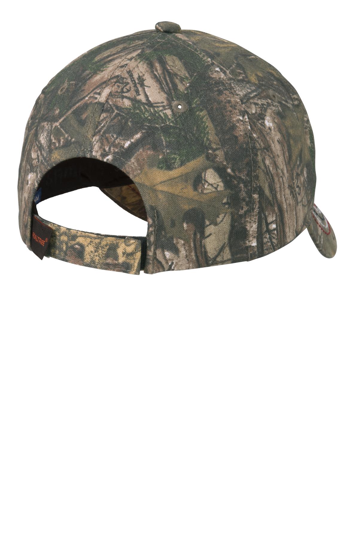 Port Authority Americana Contrast Stitch Camouflage Cap. C909 1