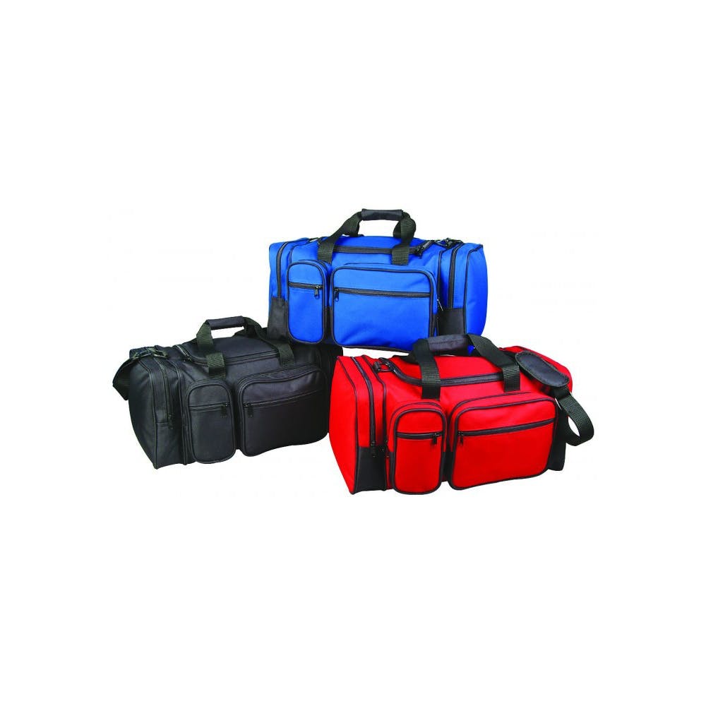 Deluxe Club Sports Duffel Bags - Black 19" 2