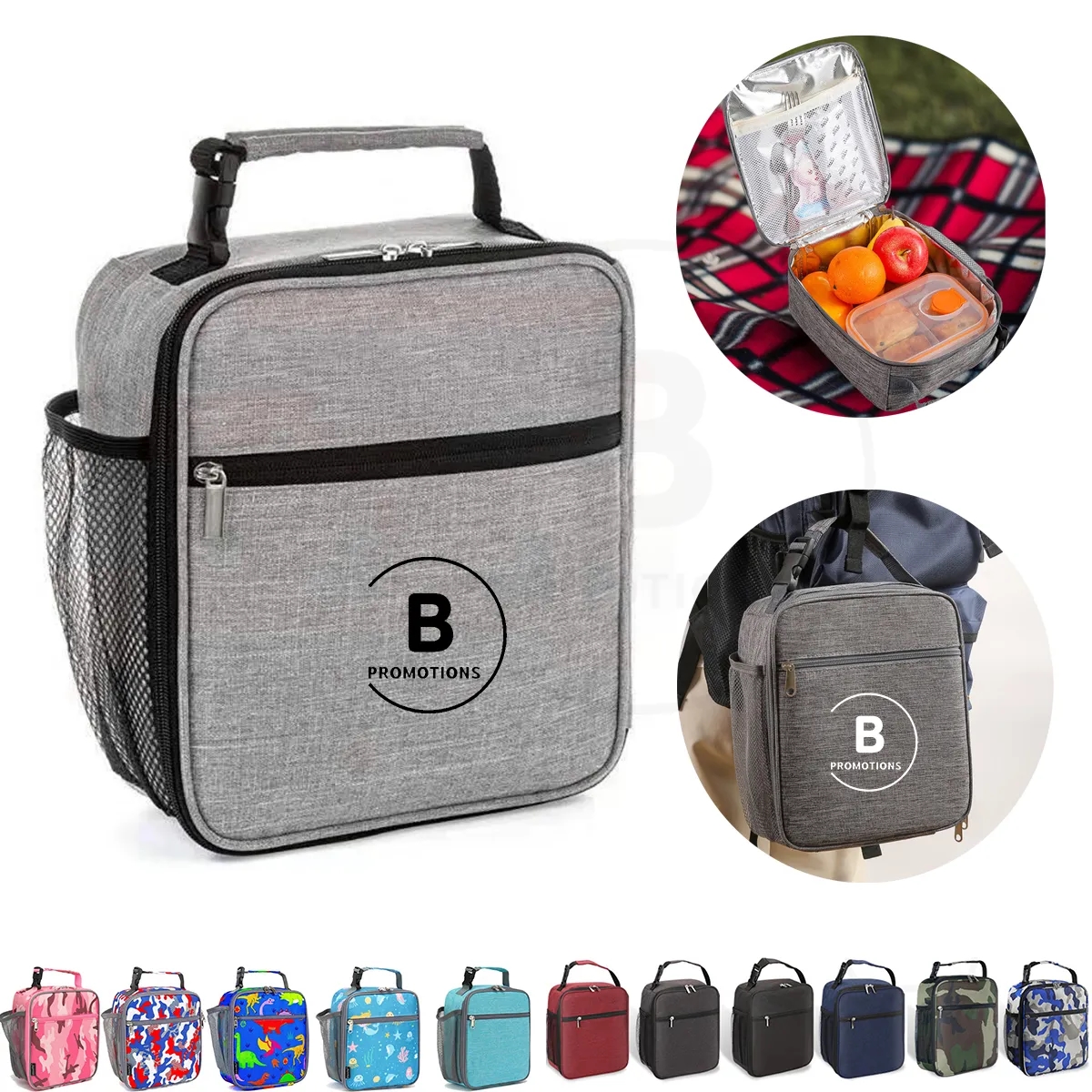 6L Reusable Insulated Cooler Lunch Box Bag 3