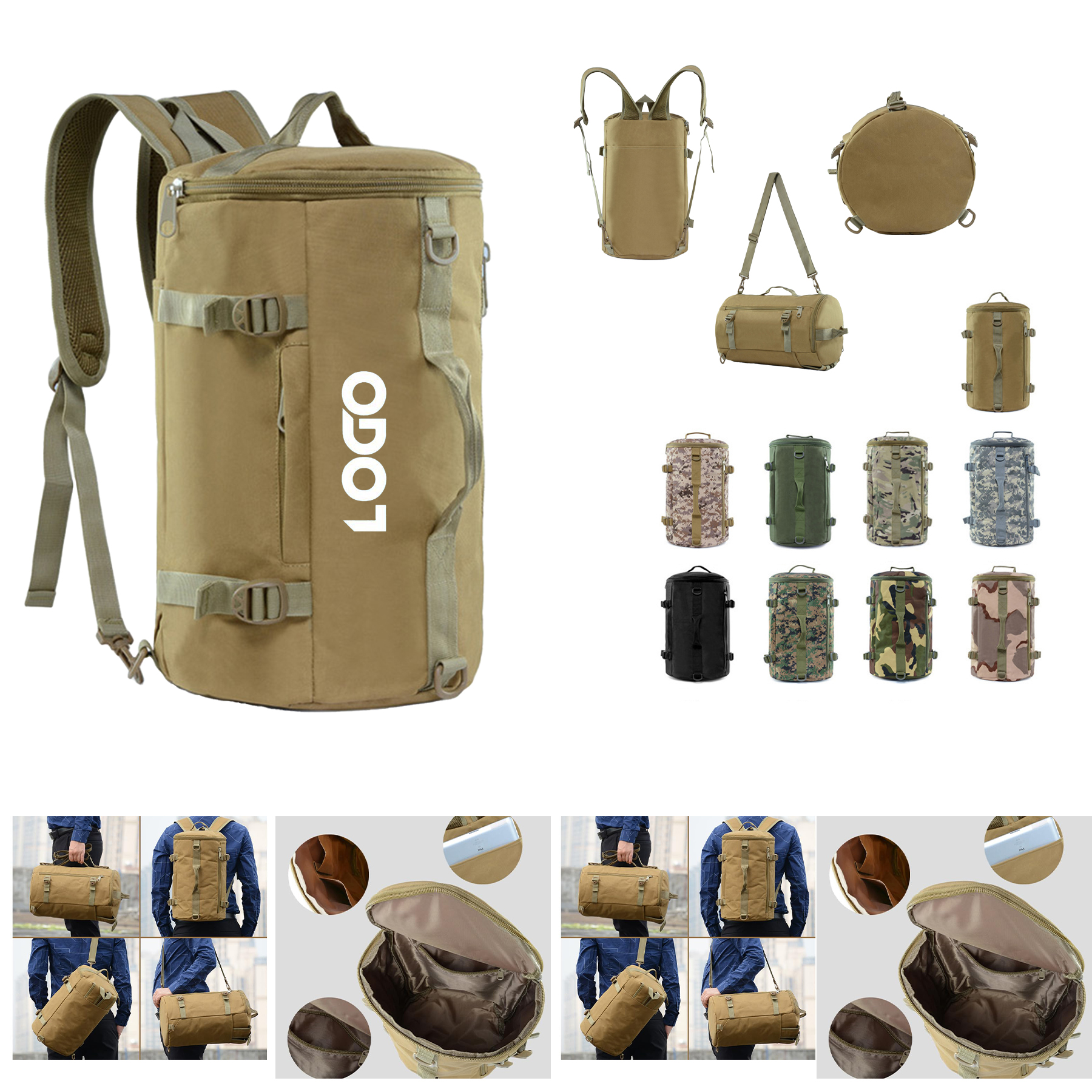 Hiking, cross-country camping, Fishing backpack 2