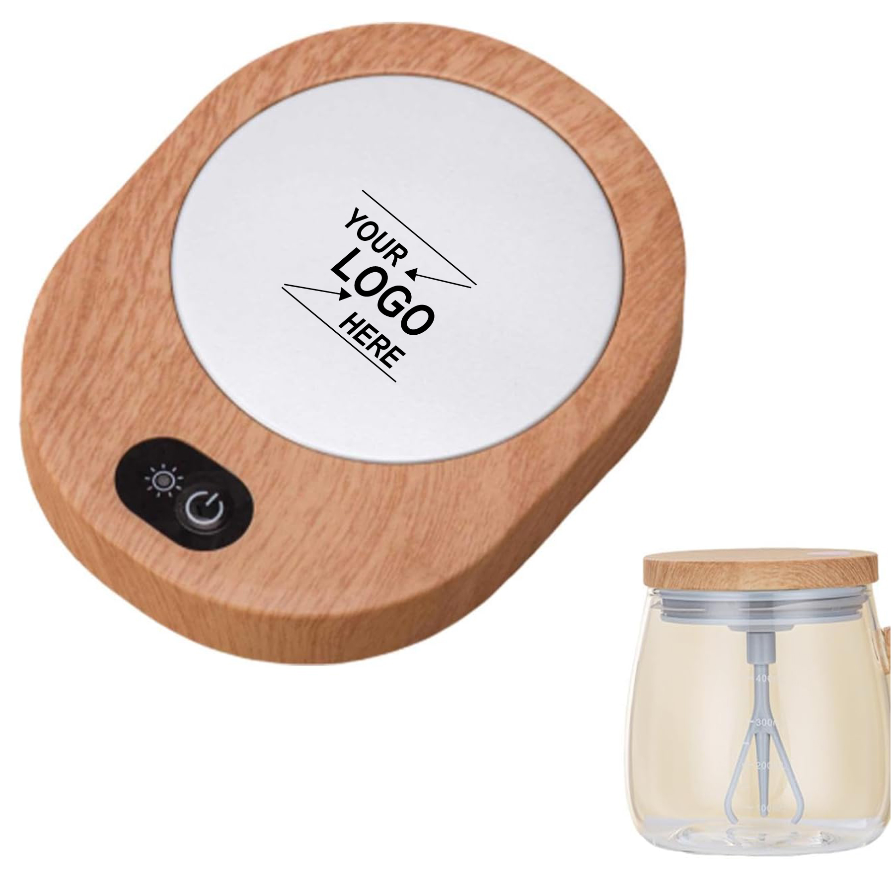 Self-Stirring Coffee Mug with Heated Coaster 5