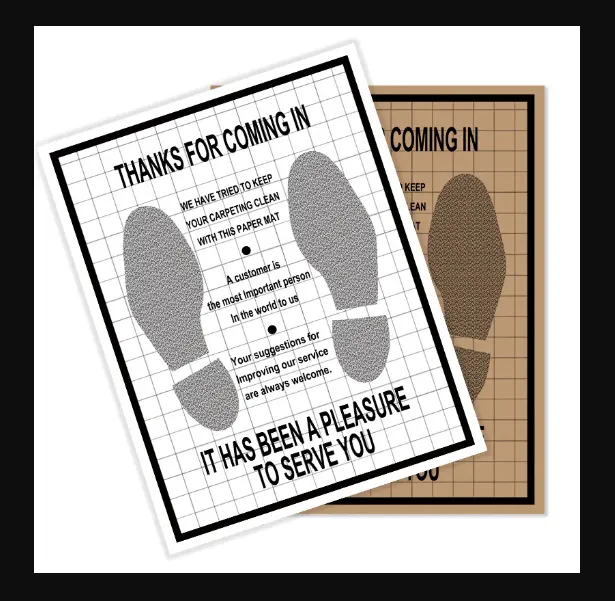 Disposable Car Mats 1