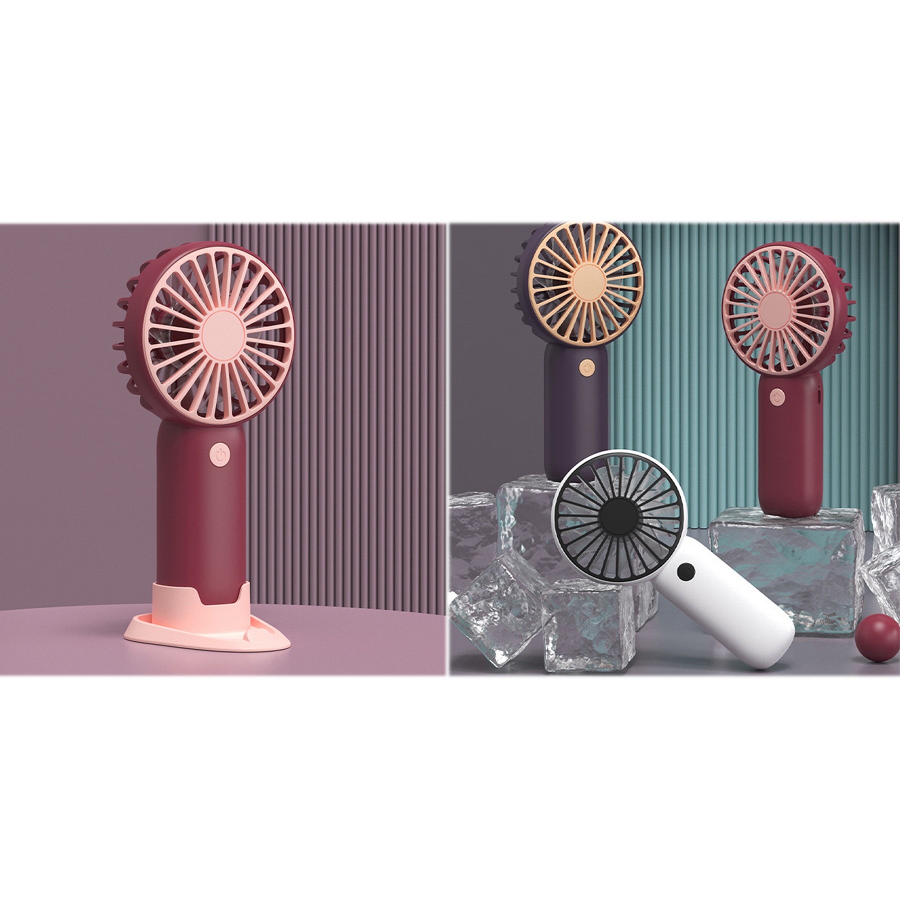 Rechargeable Mini Fan For Outdoor Indoor 2