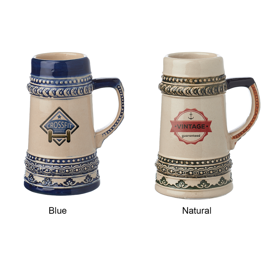2 oz. Bremen Mini Ceramic Beer Mug Shooter 17