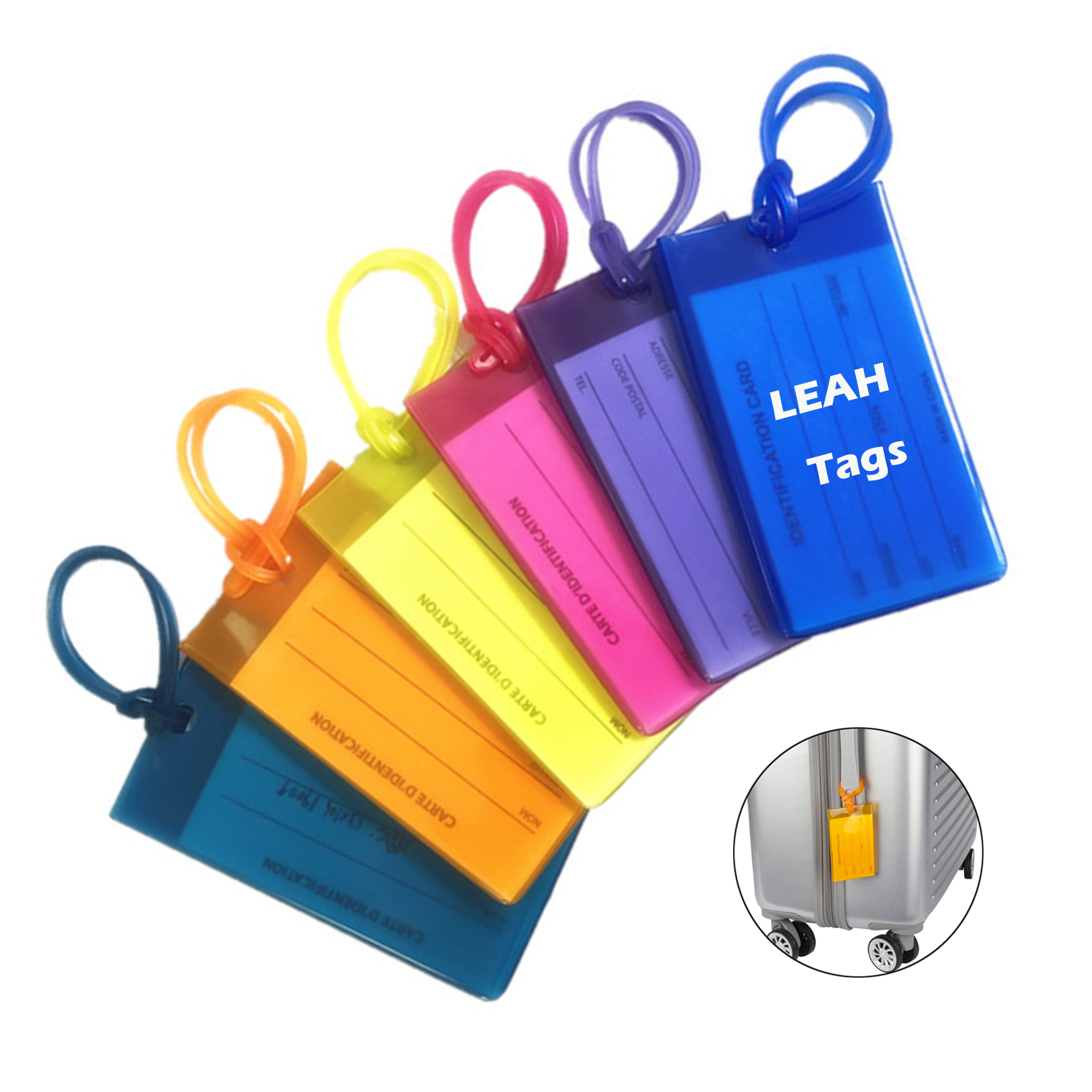 PVC Clear Travel Tag 2