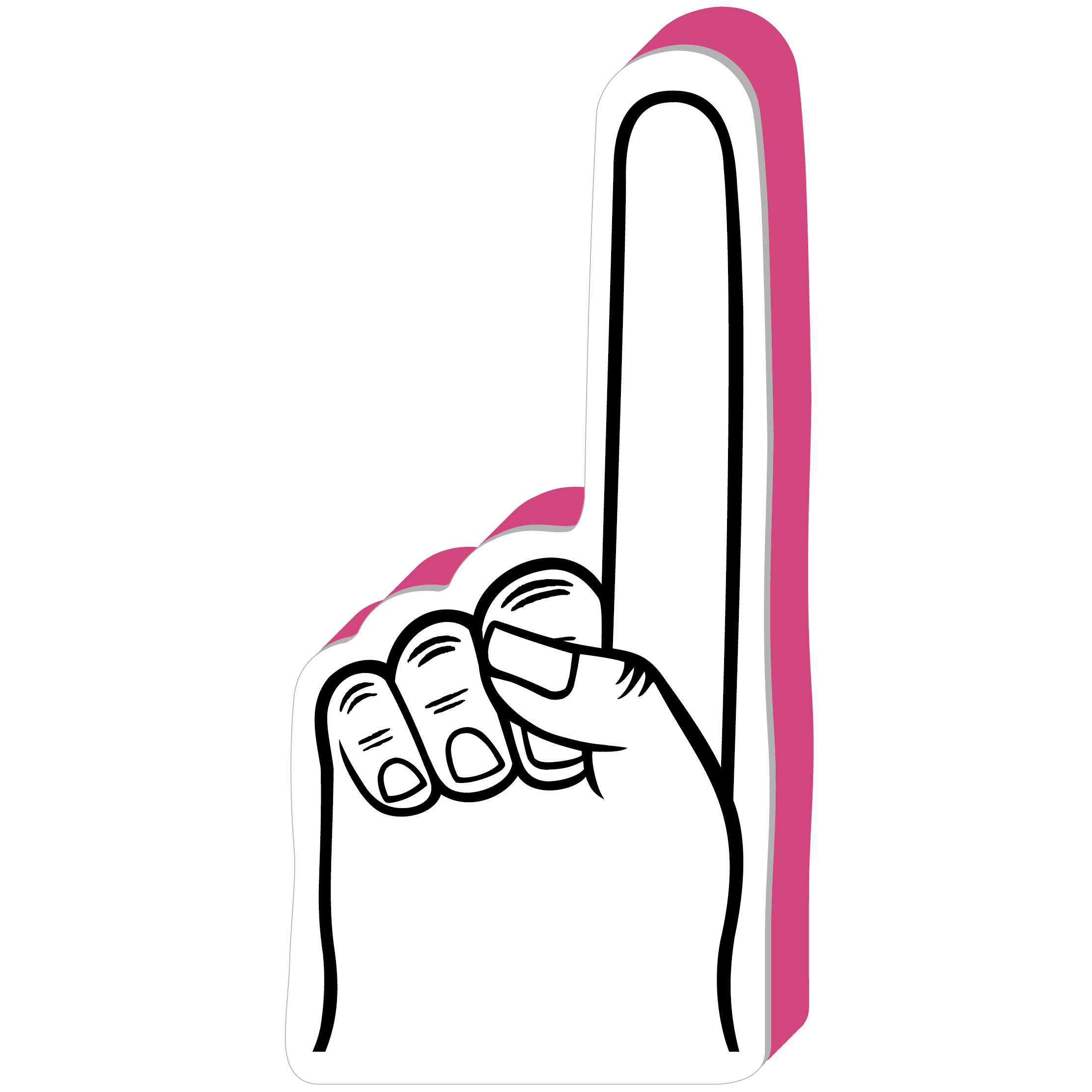 16" Signature Foam Hand 22
