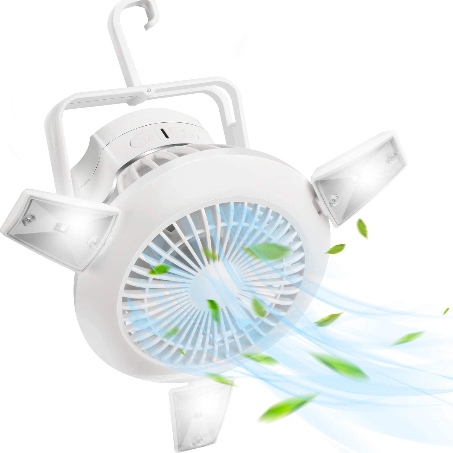 Solar Fan With Hanging Hook 2