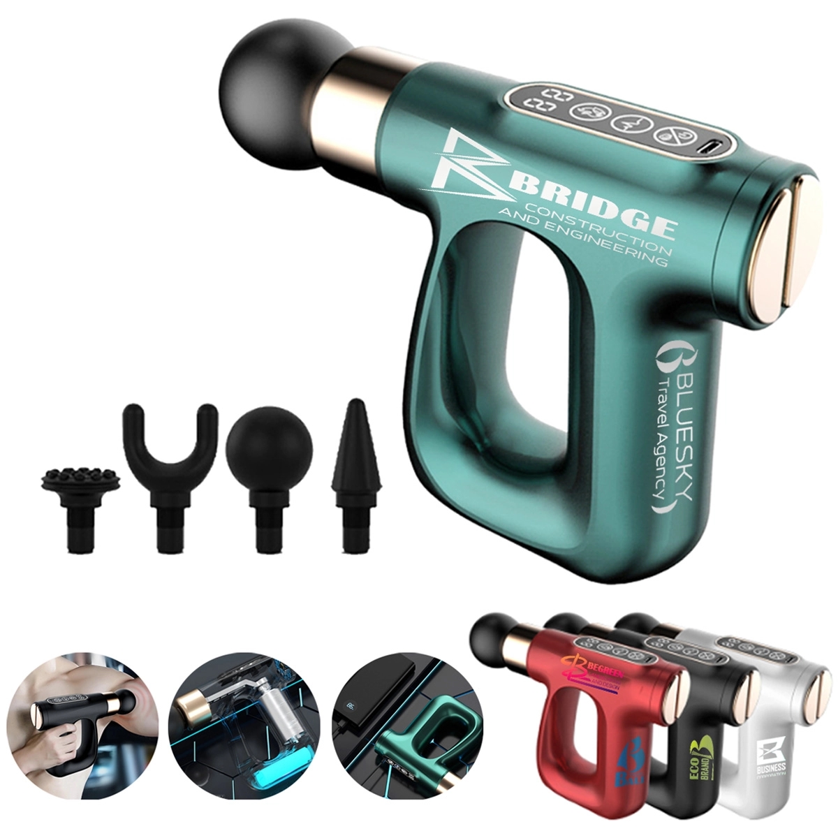 Deep Tissue Muscle Vibrating Relax Percussion Massage Gun 2