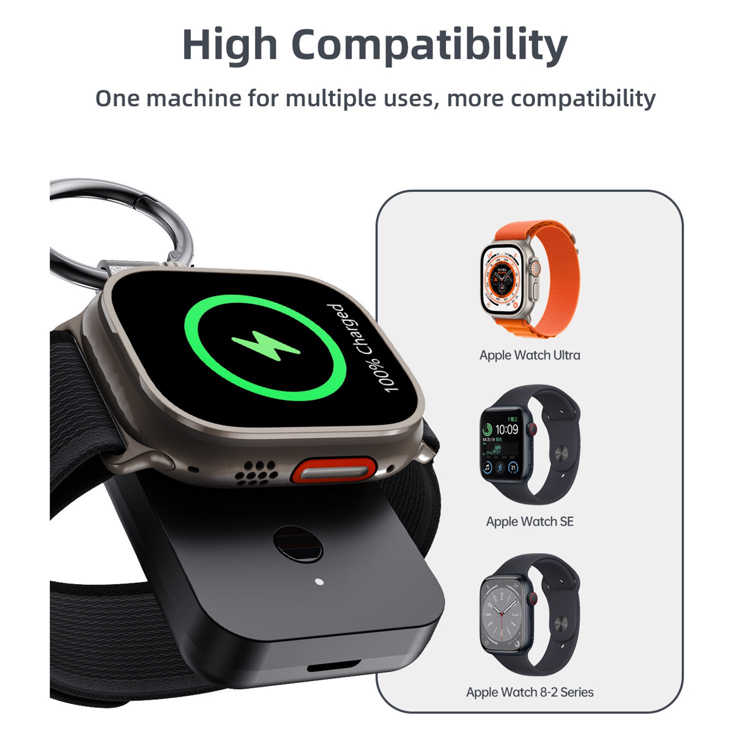 Portable Mini Magnetic Watch Rechargeable Battery 4
