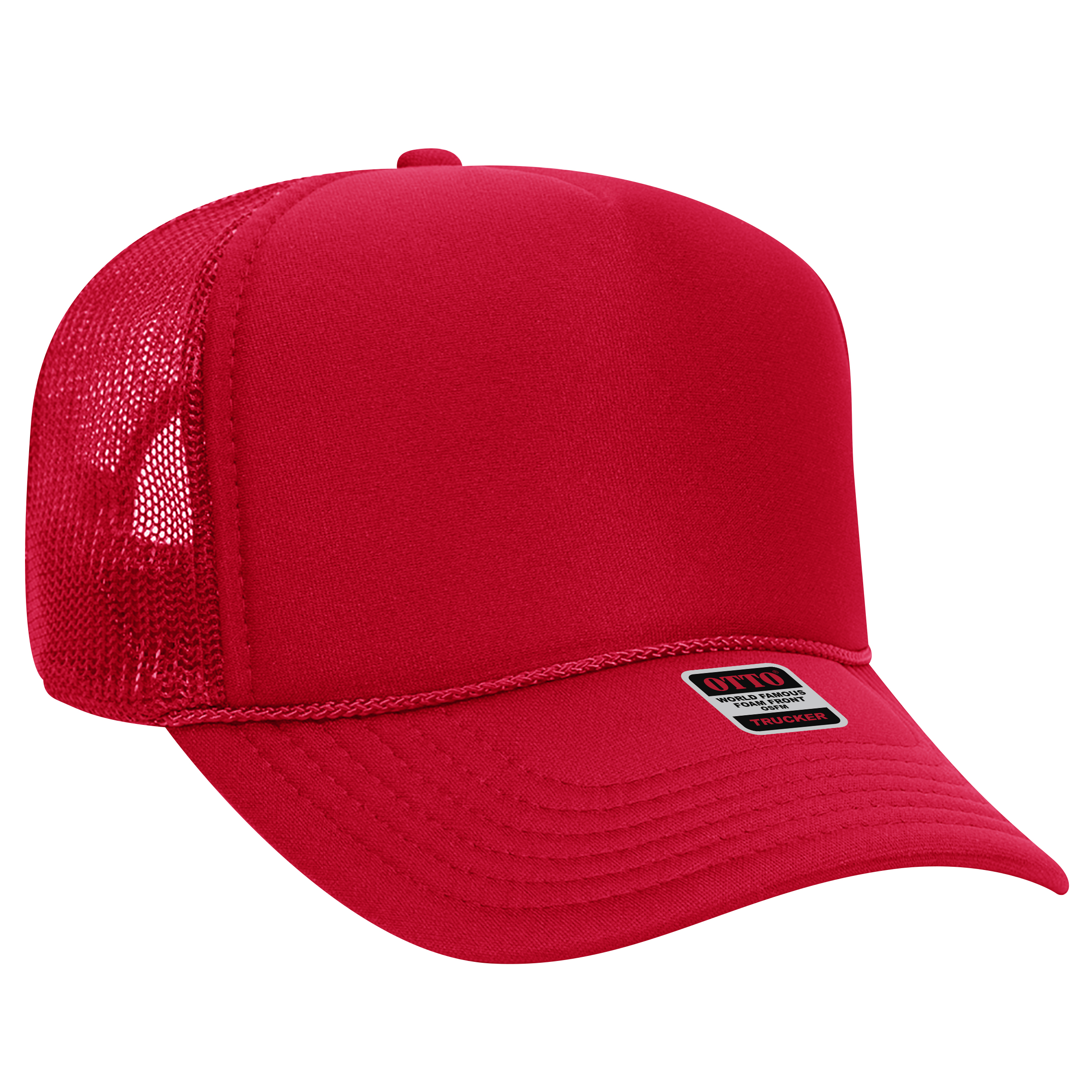 OTTO CAP® 5 Panel Mid Profile Mesh Back Trucker Hat 85