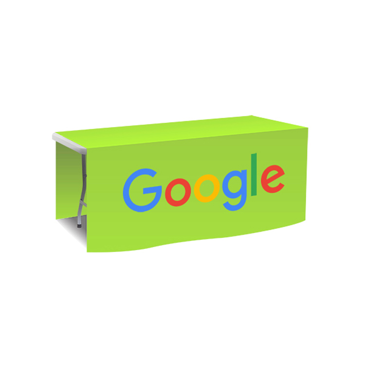 72 in. x 88 in. PolyKnit™ Table Drop (Full Color Logo) 35