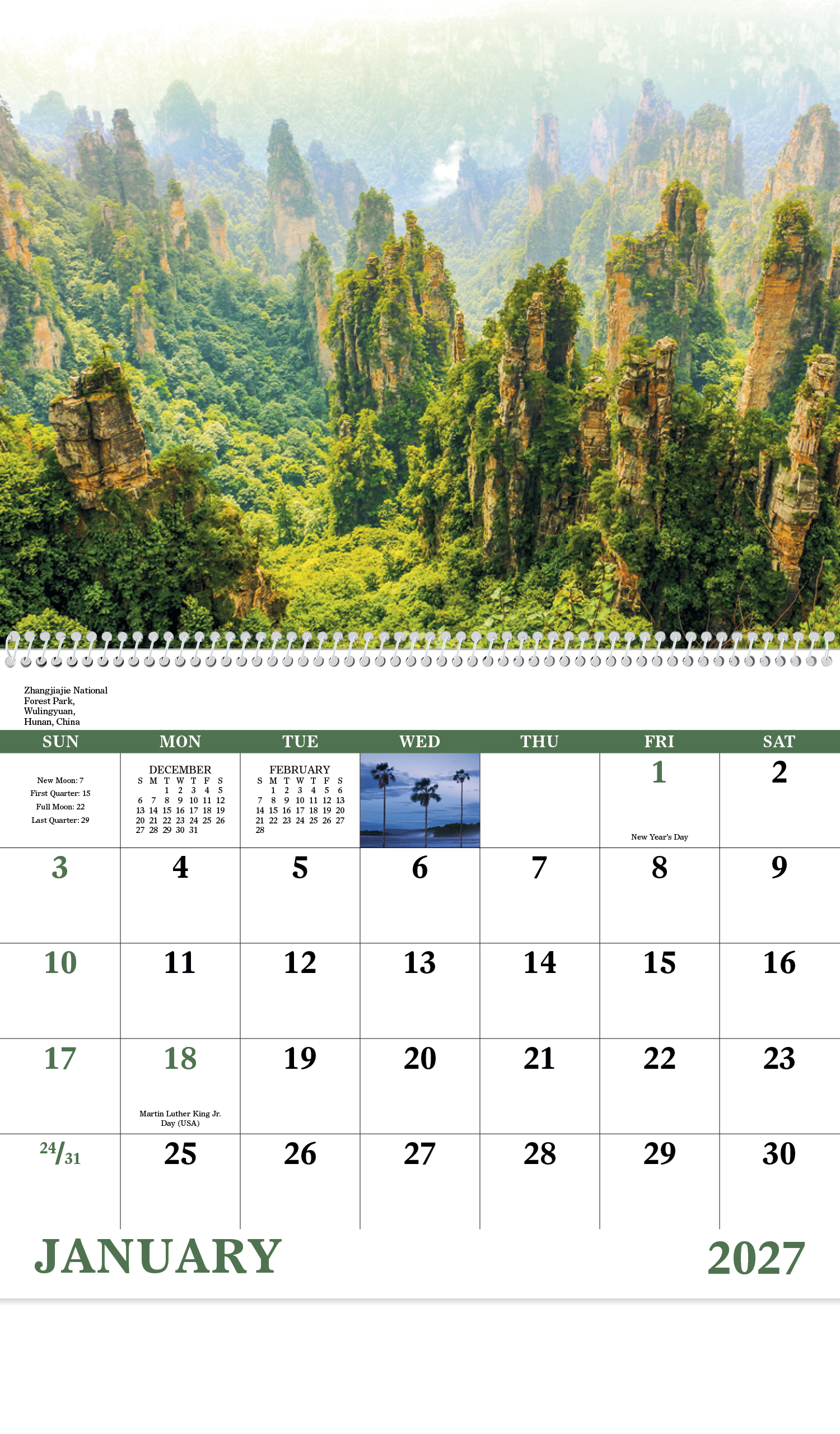 Good Value™ Glorious Getaways - Spiral Calendar 64
