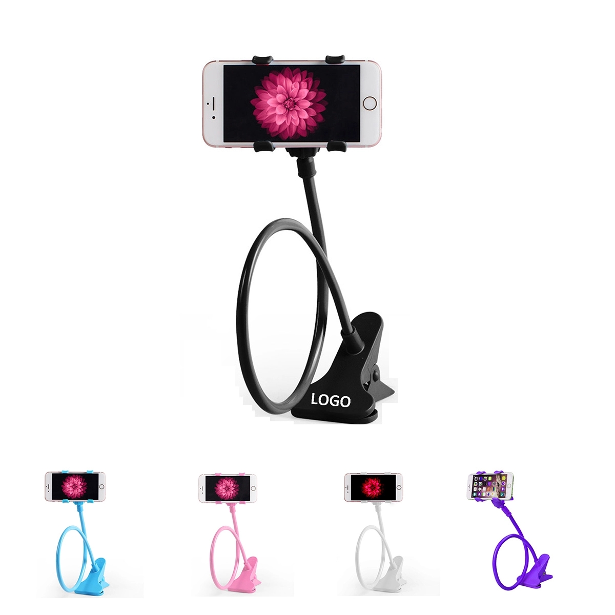 Flexible Table Phone Holder Bed Mount Clip Bracket 2