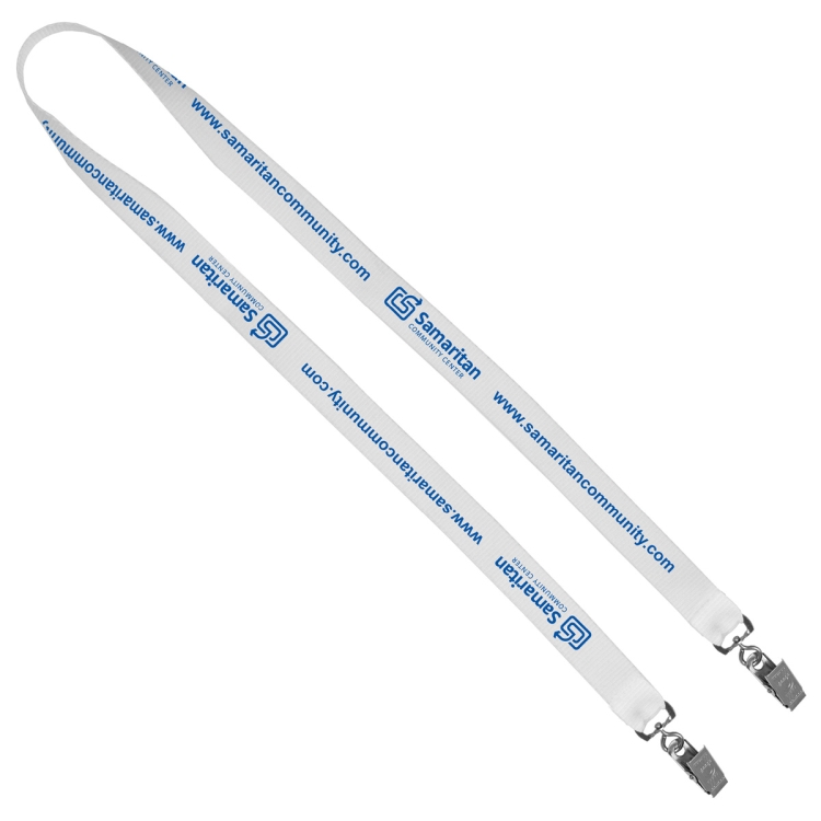 "CULVER" 3/4" Width Dual Attachment Silkscreen Polyester Lanyard 18