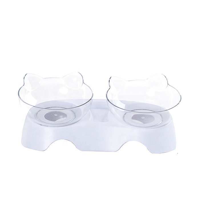 Double overhead pet bowl feeder 3
