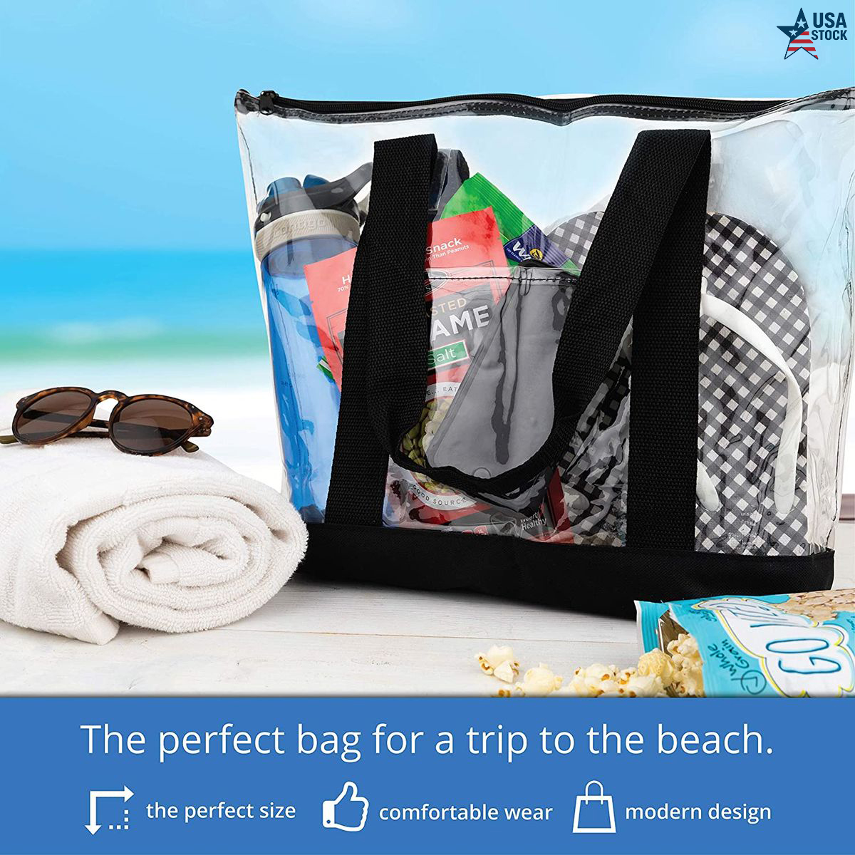 ClearView DailyMate XL Heavy-Duty Clear Tote 4