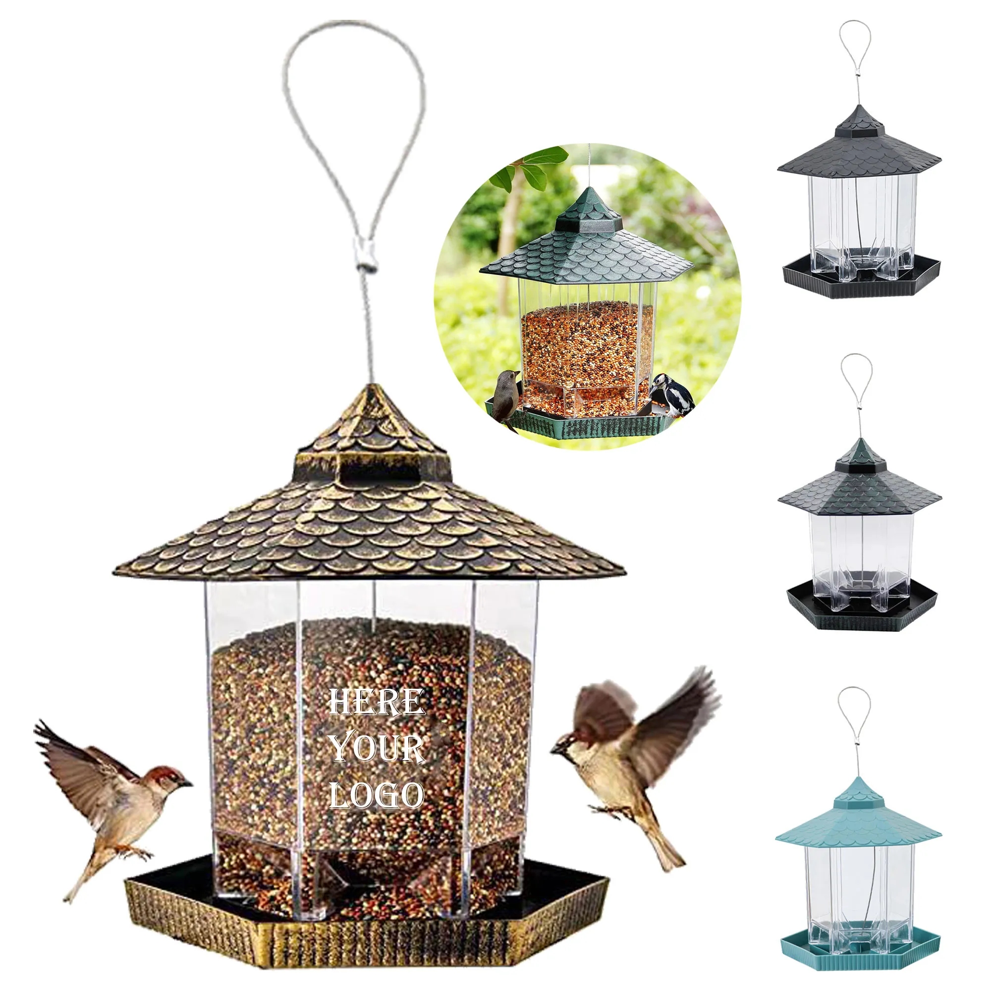 Wild Bird Feeder Hanging for Garden 2
