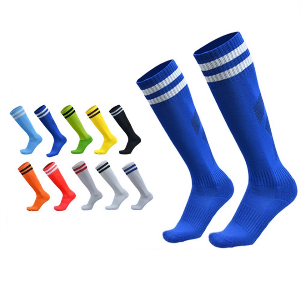 Over Knee Striped Football Socks 2