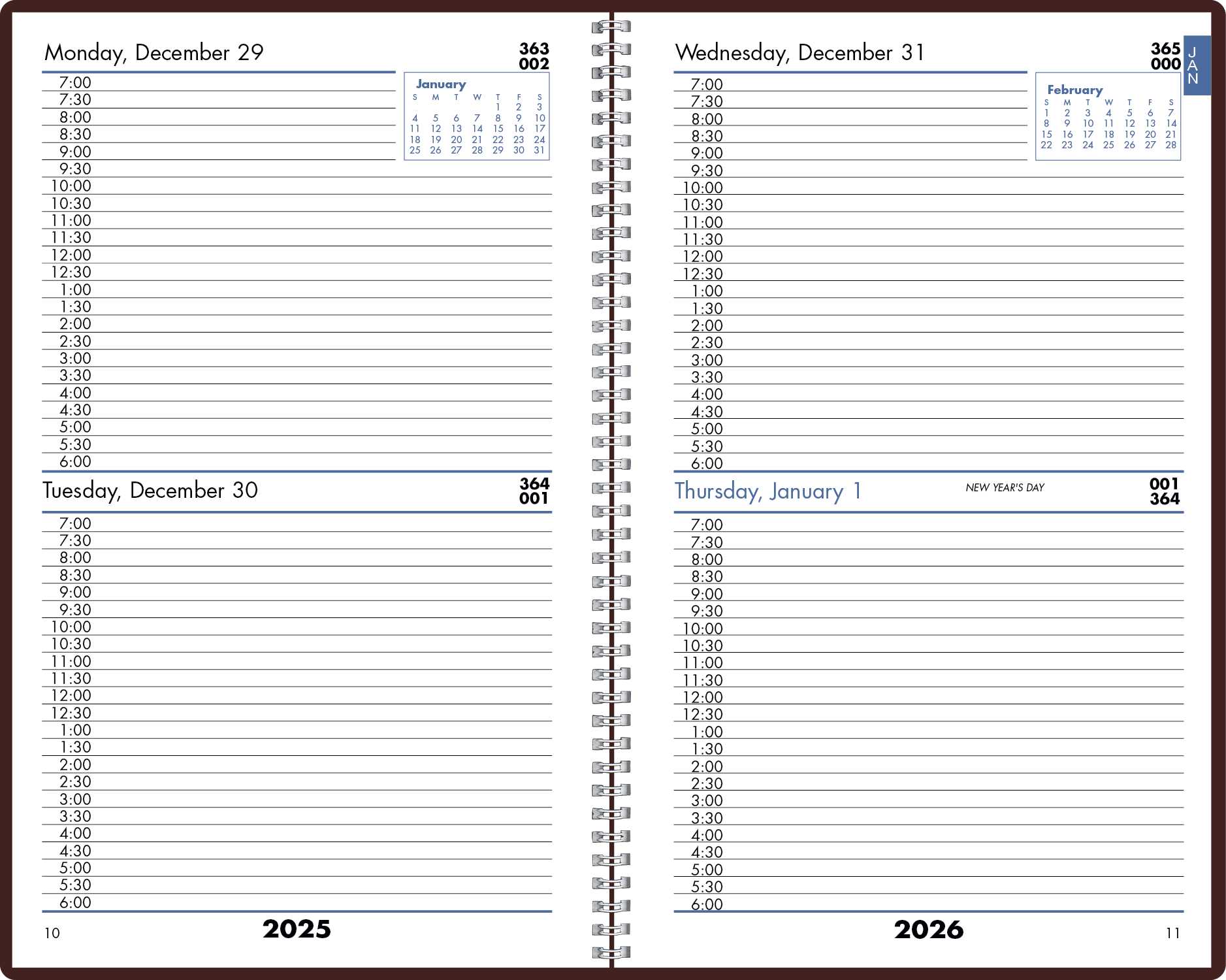Triumph® Calendars Classic Time Manager 9