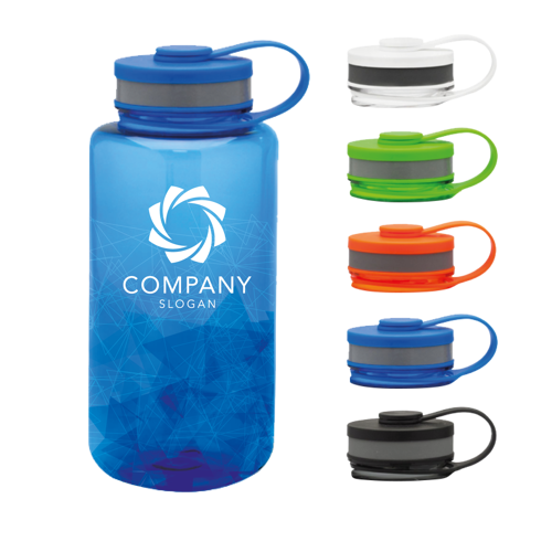 Sports Bottle with Wide Opening - Plastic 38 oz 2