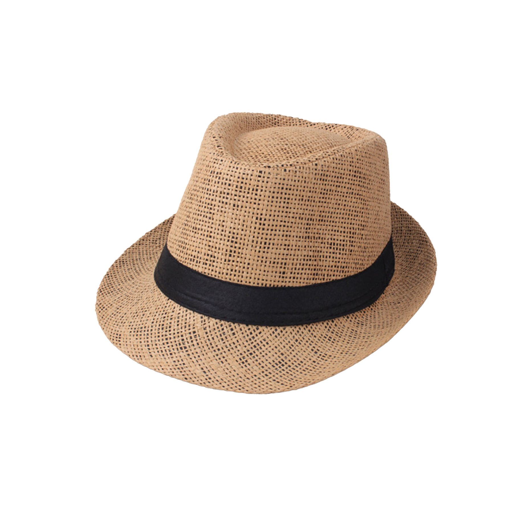 Summer Straw Fedora Hat 9