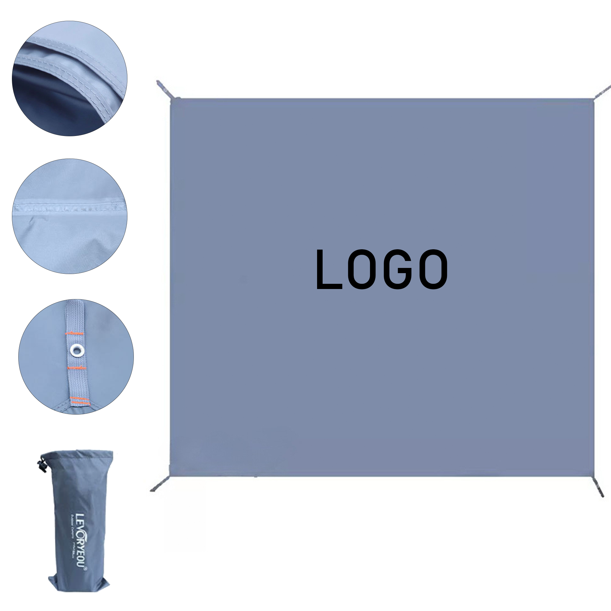 Tent Footprint Waterproof Camping Tarp Ground Sheet Mat 2
