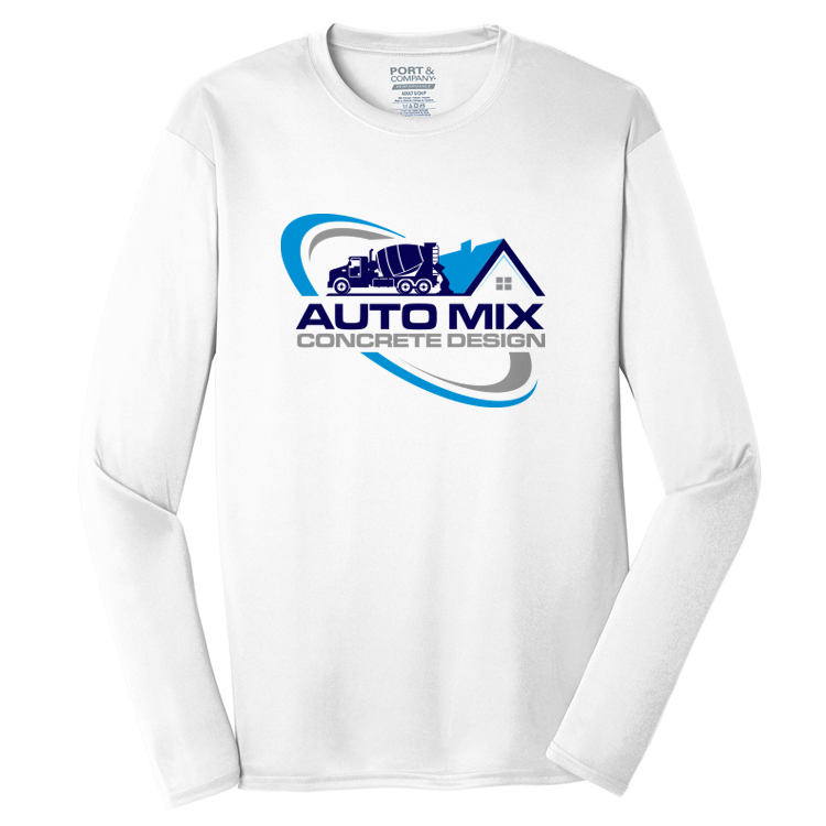 Spot Sub on Men's Long Sleeve Athletic Tee 6