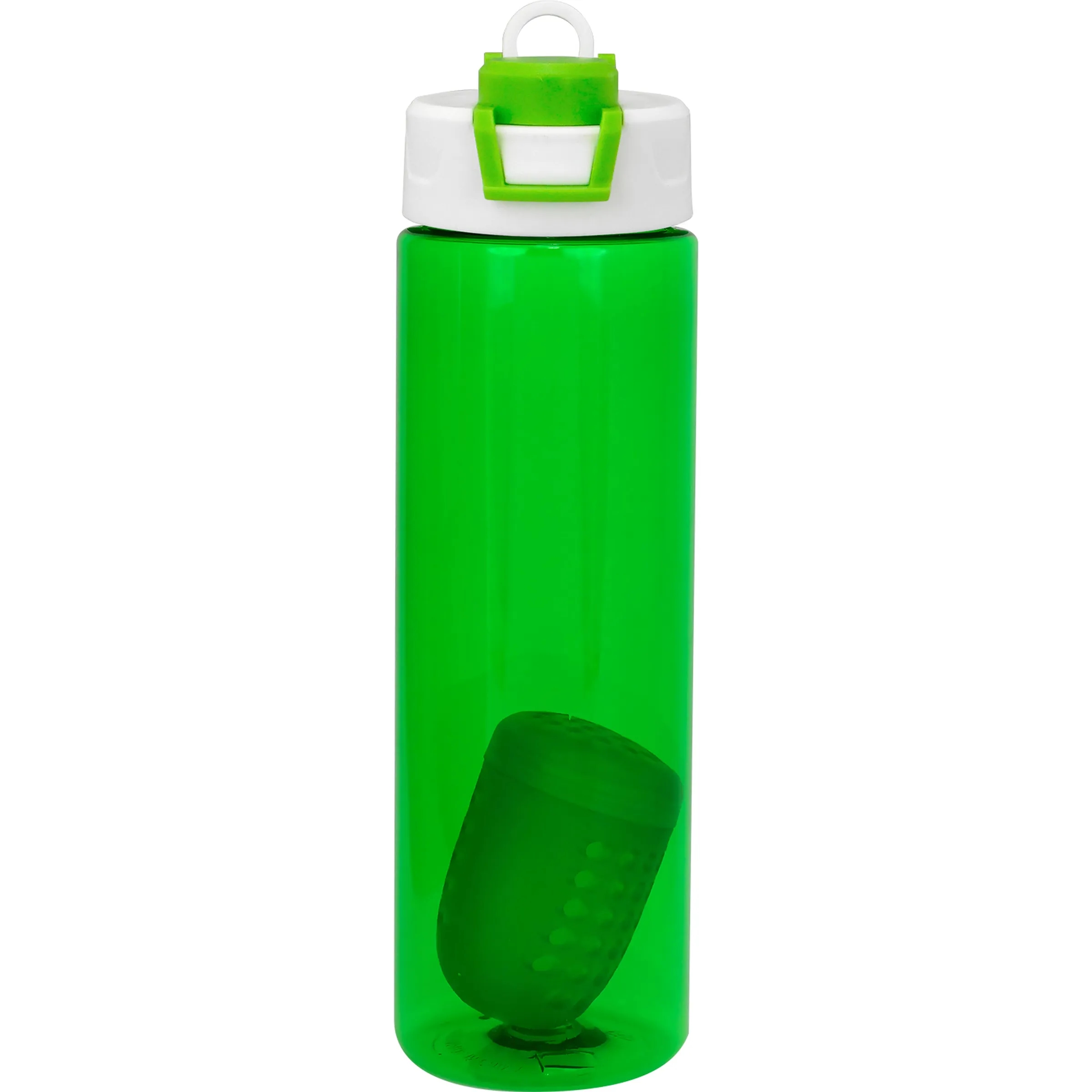 Two Tone Pop Up 24 oz. Colorful Bottle with Floating Infuser 10