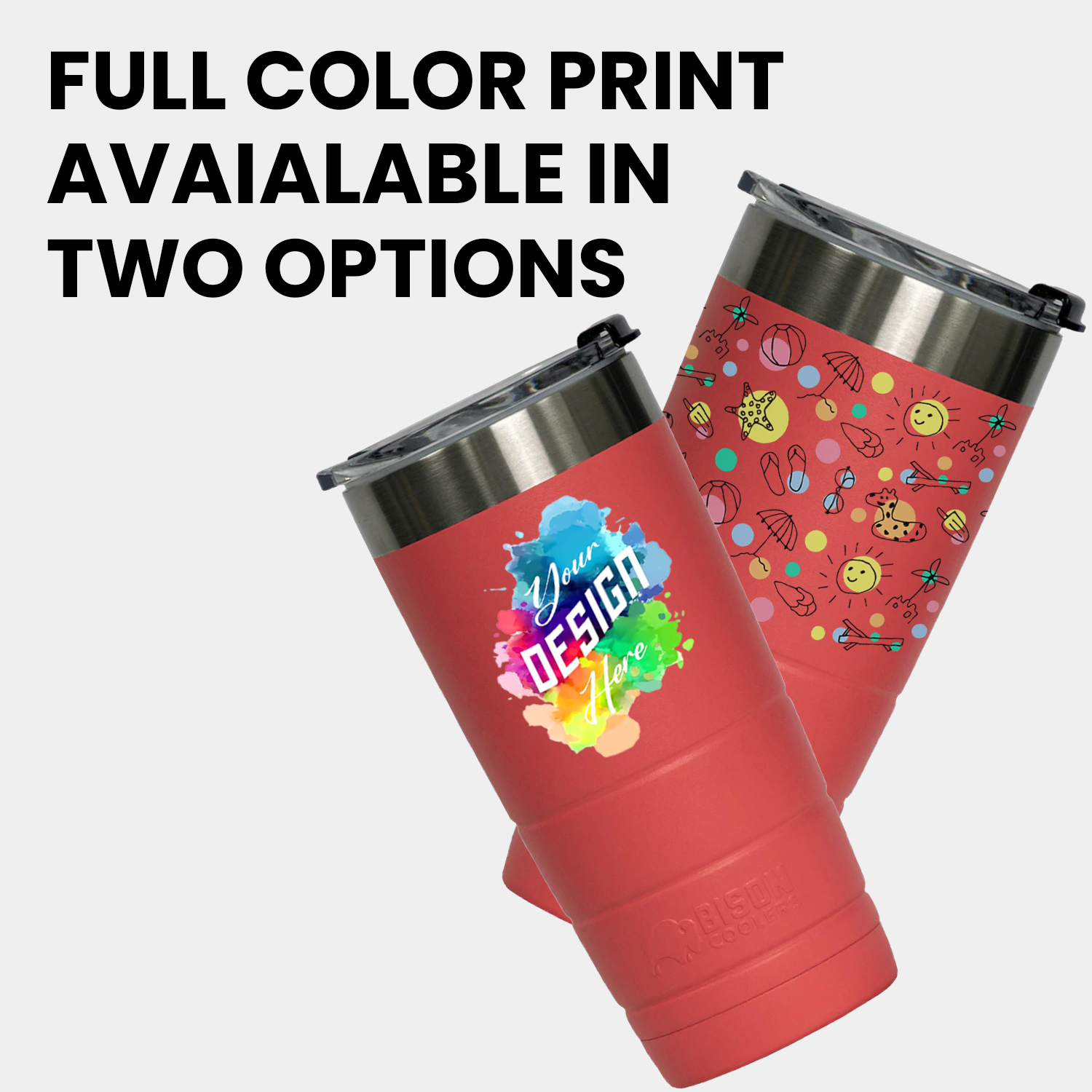 22 oz Bison® Stainless Steel Insulated Leakproof Tumbler 3