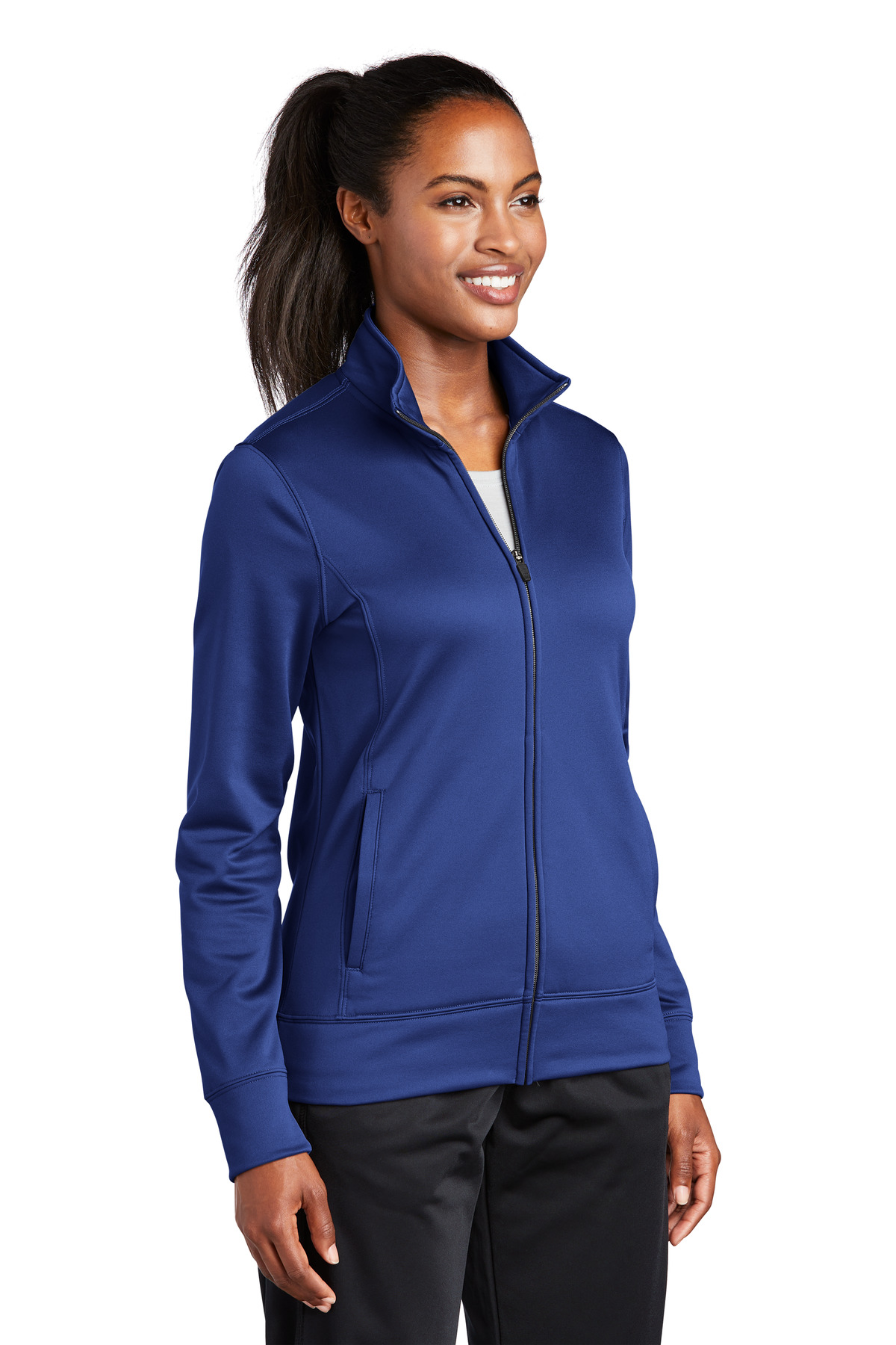 Sport-Tek® Women's Sport-Wick Fleece Full-Zip Jacket 12