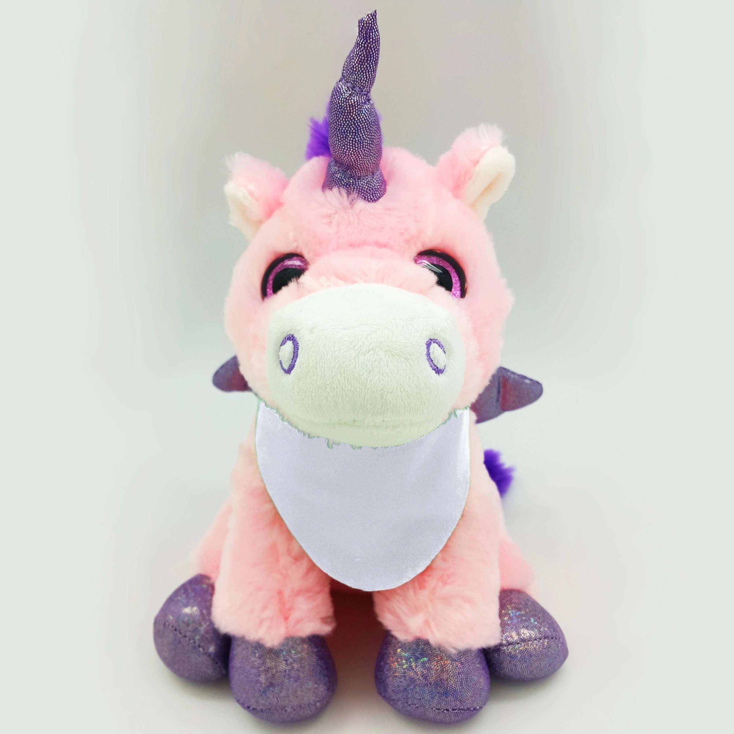 9" Bright Color Pink Unicorn 5