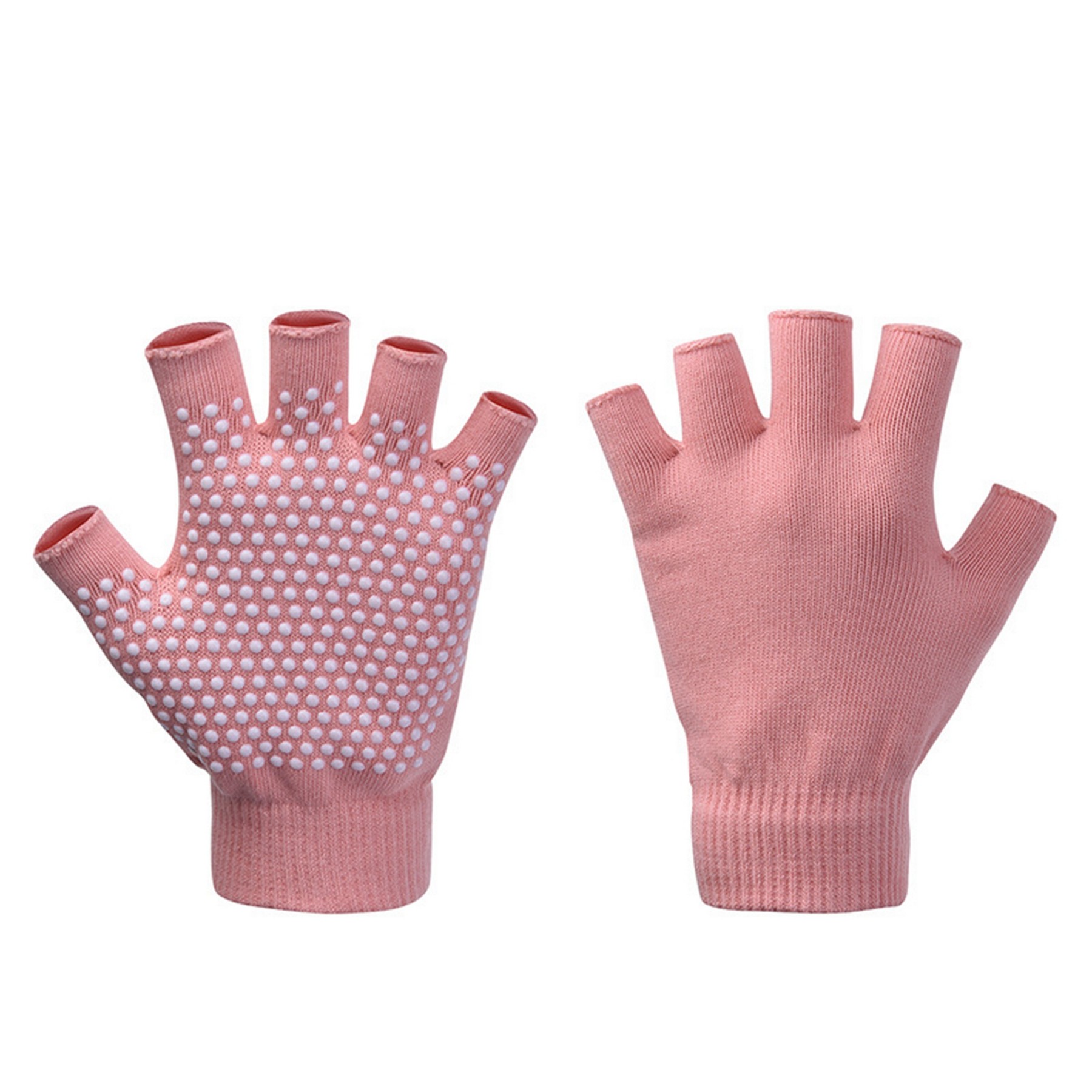 Winter Half Finger Gloves Knitted Fingerless 9