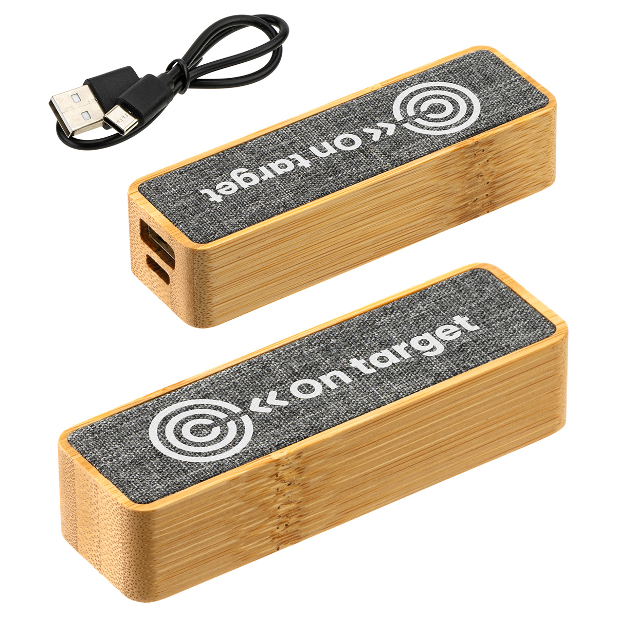 FSC® Bamboo/RPET 2000mAh Mini Power Bank 7