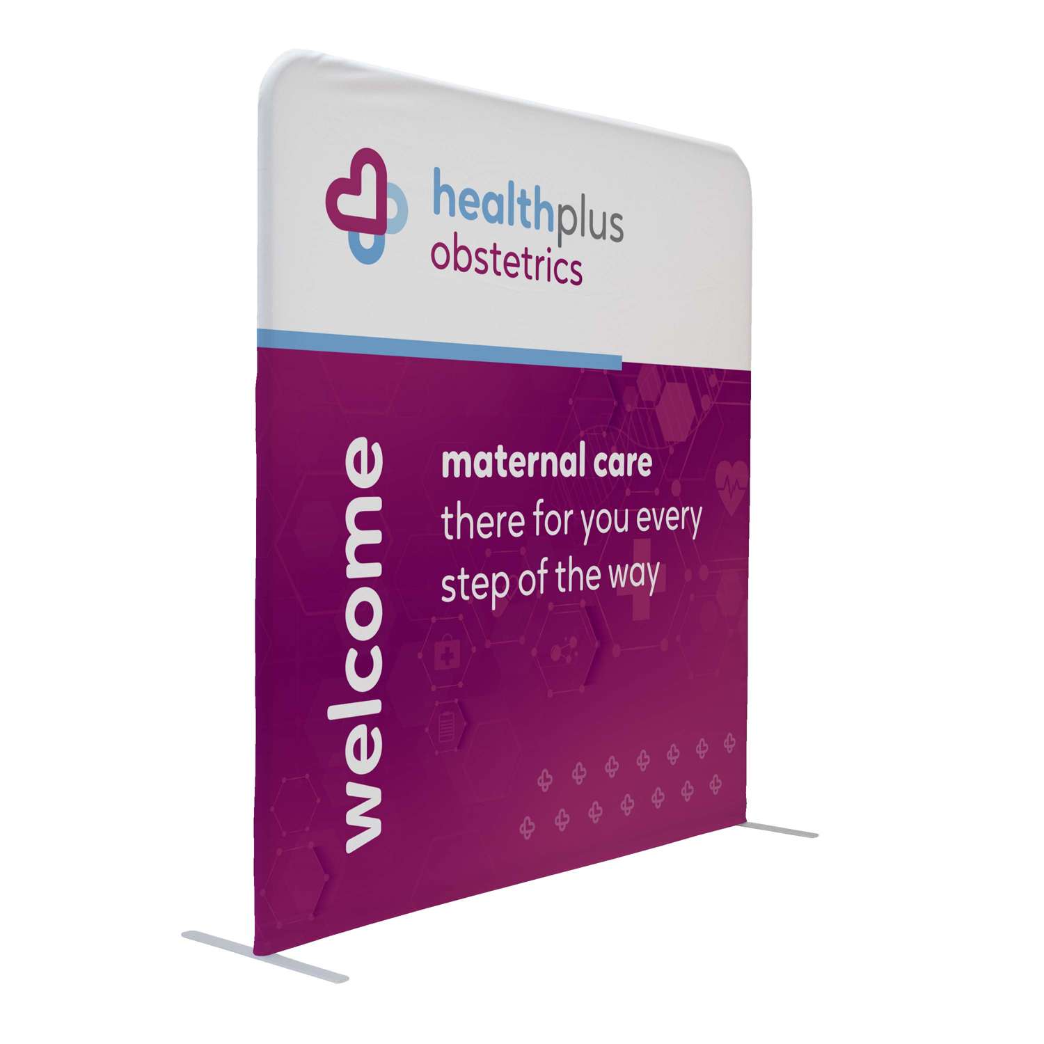 6'W x 72"H EuroFit Straight Wall Kit (Recycled Polyester Knit)