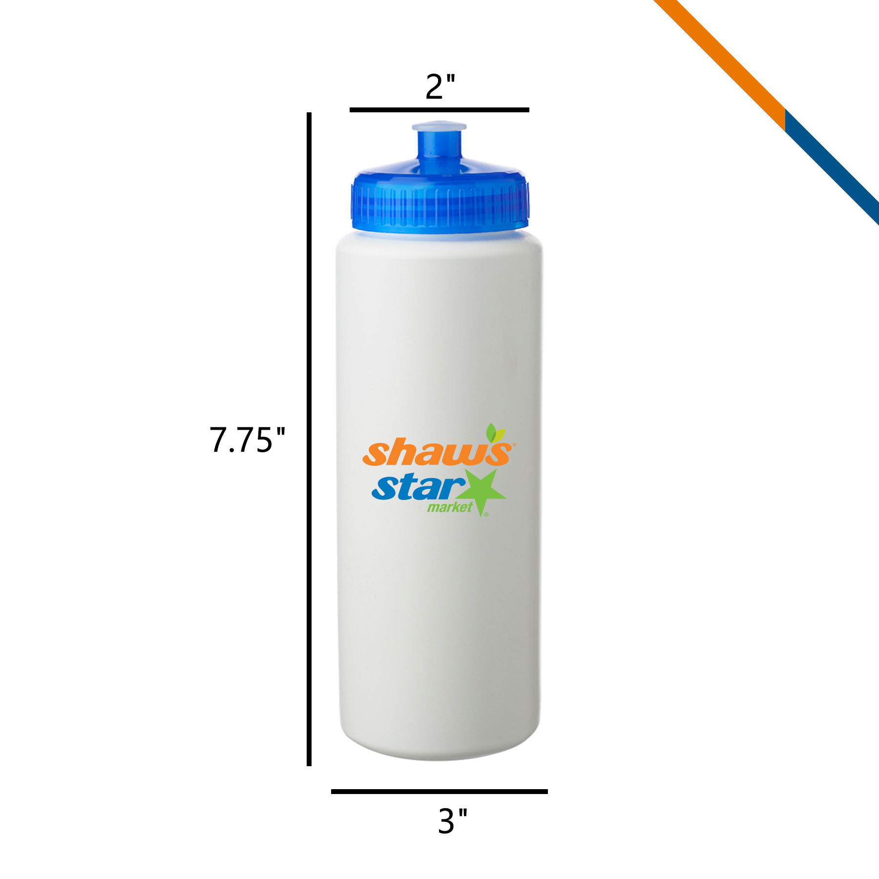 Meris Plastic Sports Bottle - 32 OZ. 7