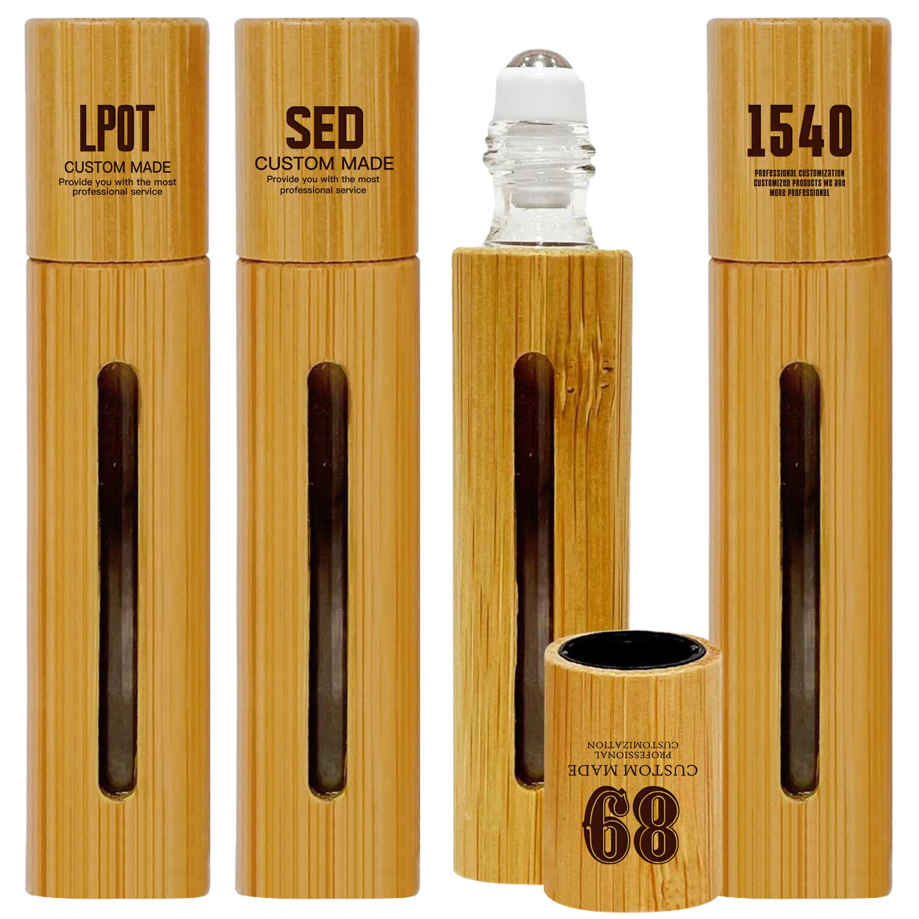 10mL Bamboo bottling with roller 2