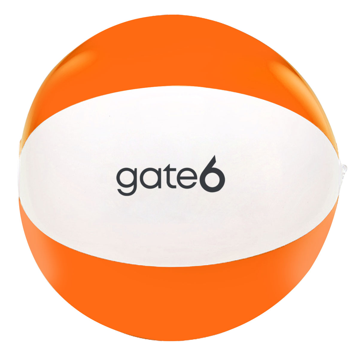 16" Two Tone Beach Ball Inflate 18