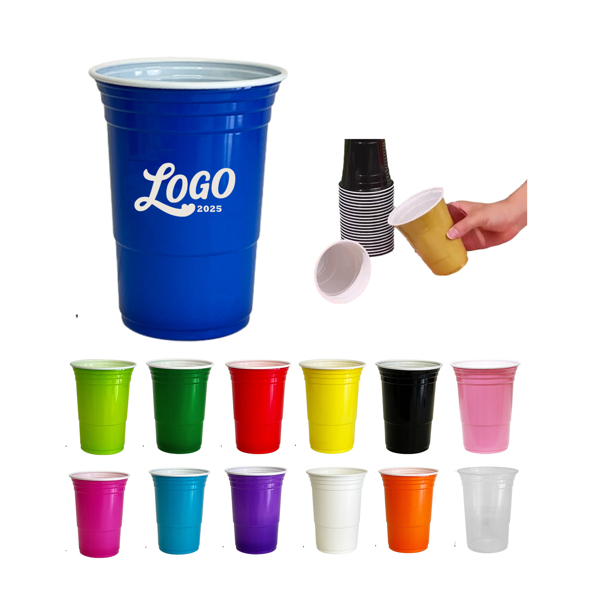 Plastic Party Drink Cups 2