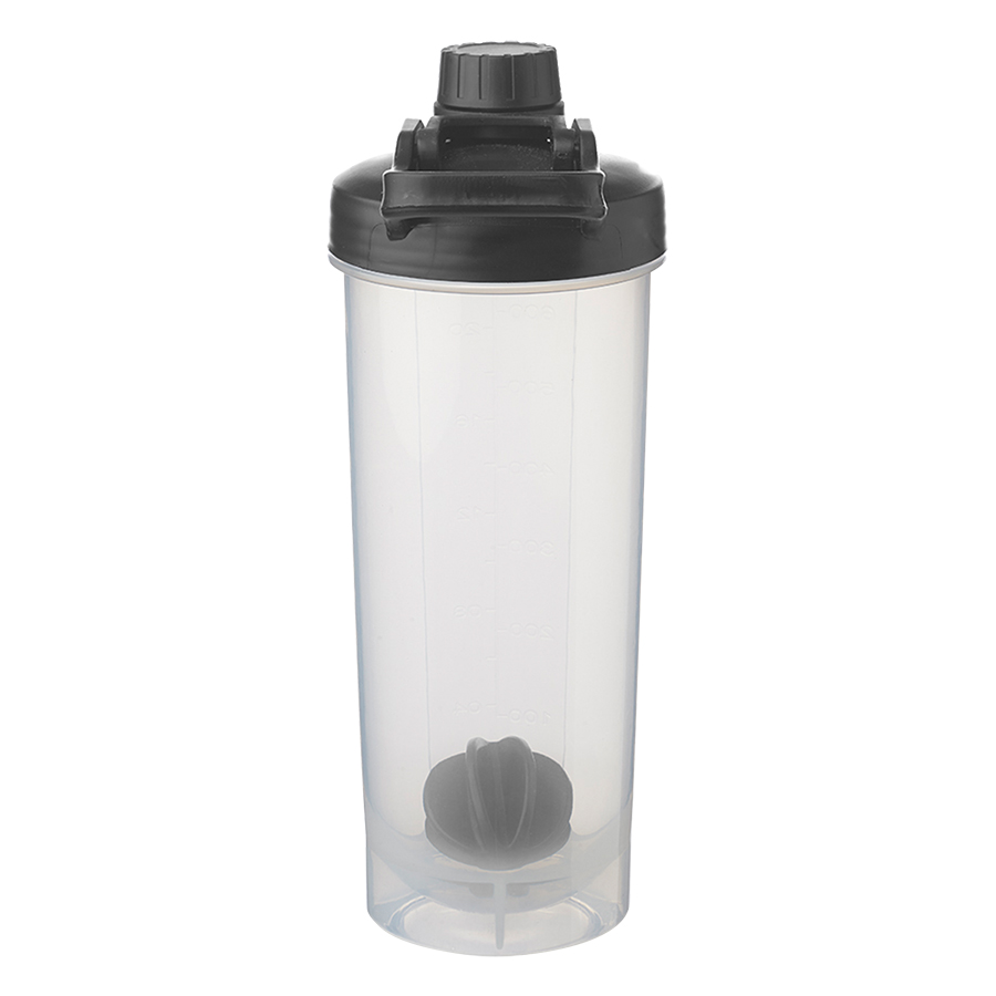 Durable Plastic Shaker Bottle with Mixer Handle 18