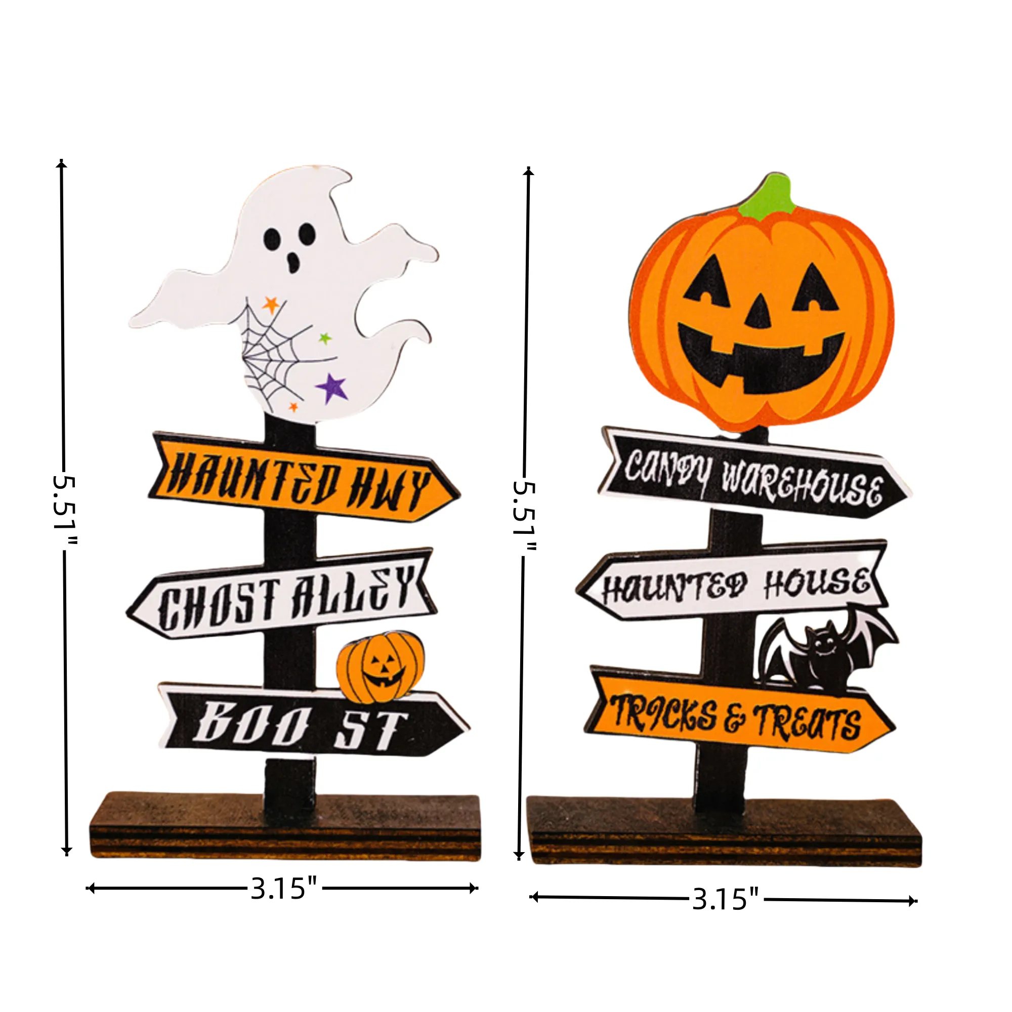Halloween Wooden Ornaments 2