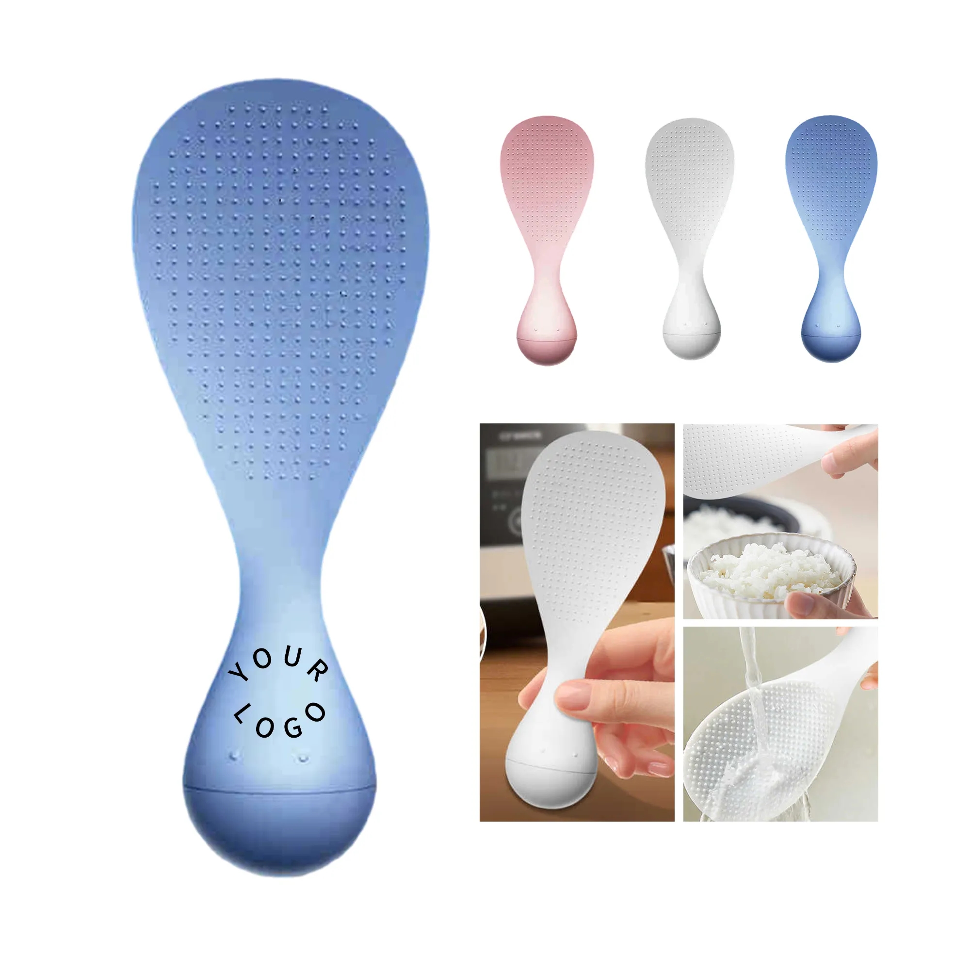 Creative Roly-Poly Nonstick Rice Spoon for Easy Serving 4