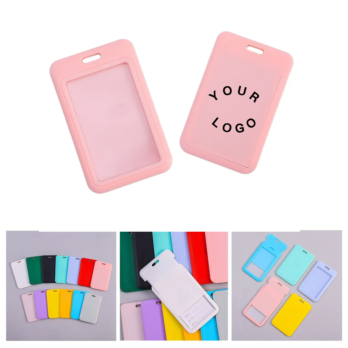 Slide Open Badge Pouch for Lanyards 2