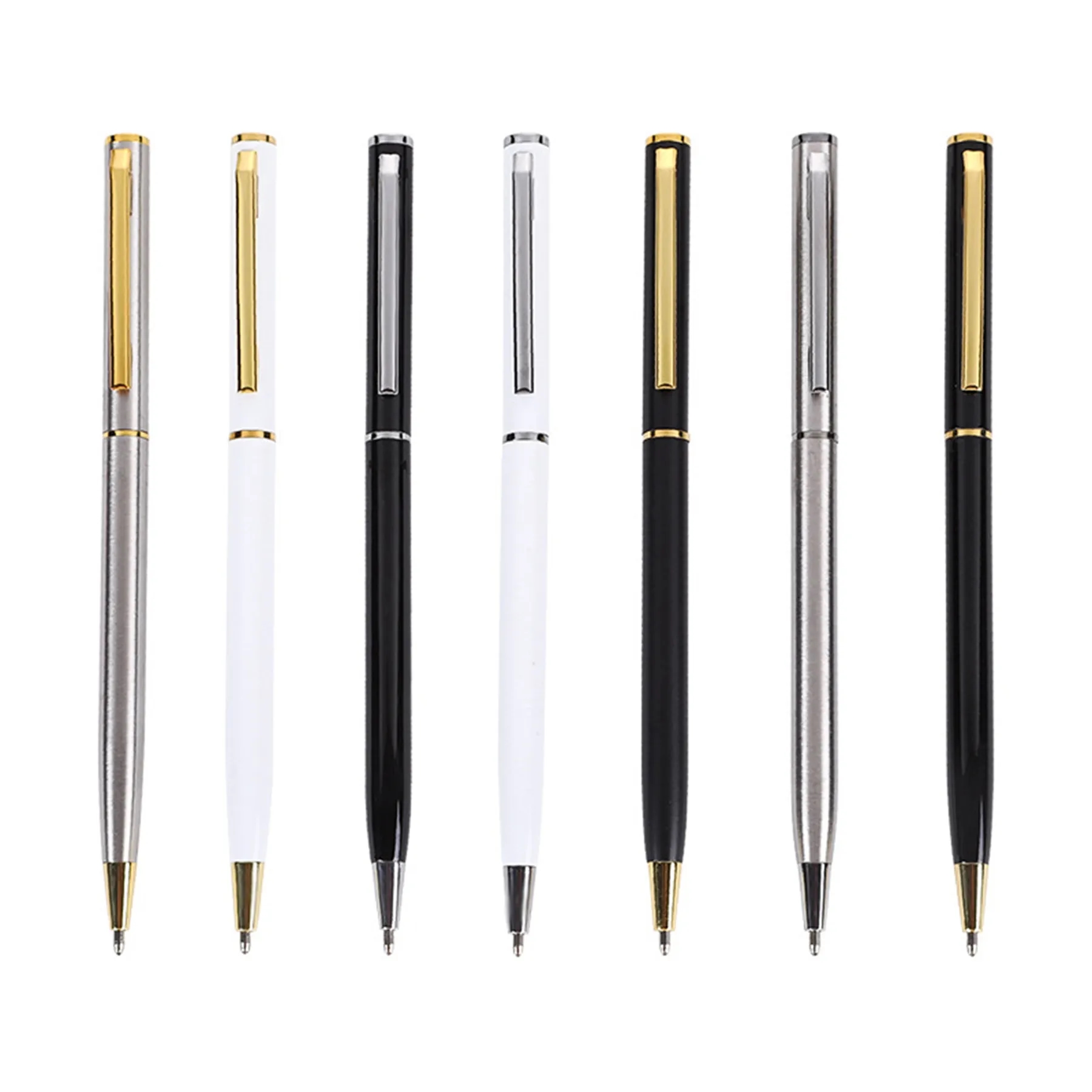 Metal Twist Slim Ballpoint Pen 9