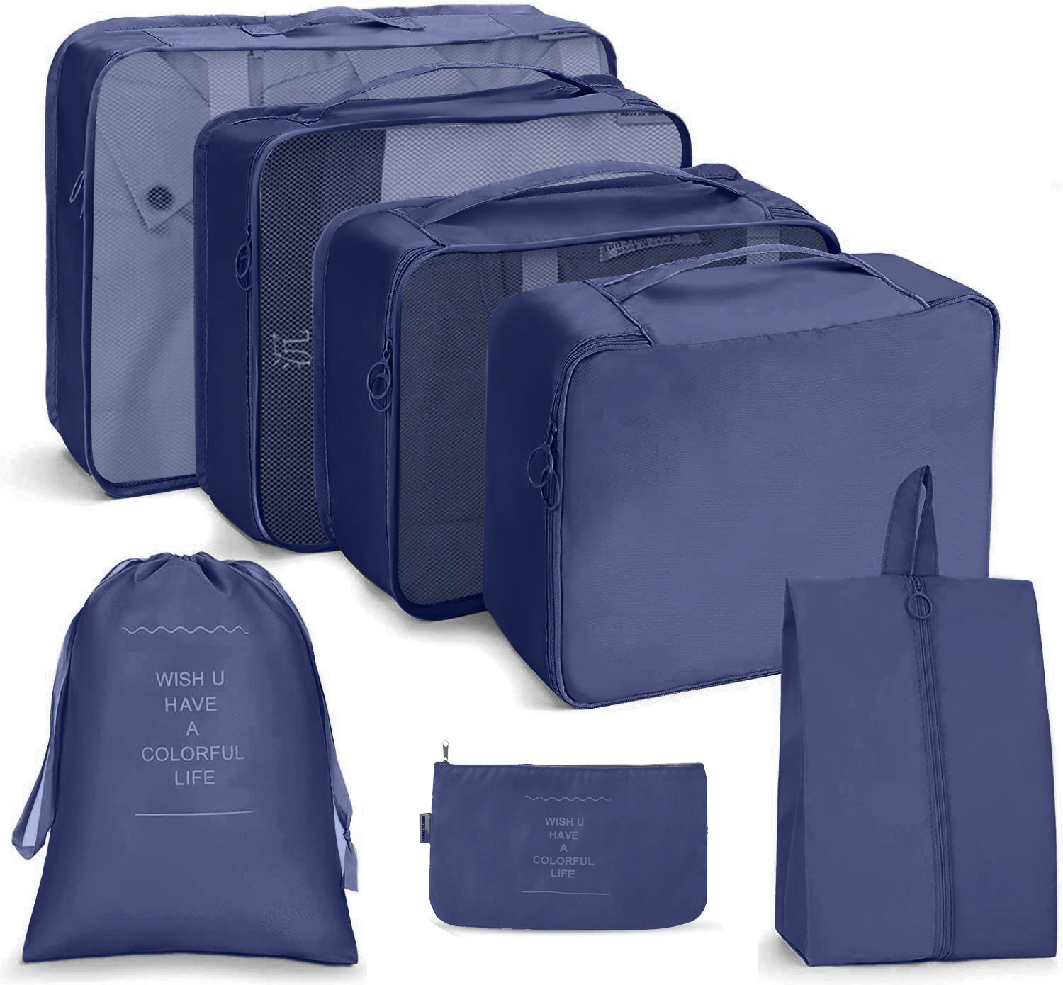 Lightweight Travel Packing Cubes 7 Set For Suitcases 9