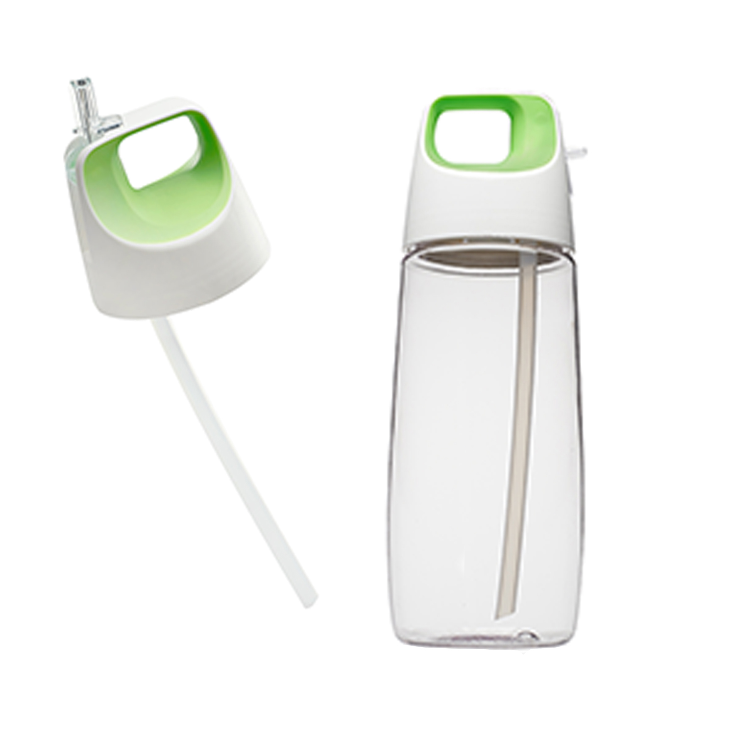 Clear Body Bottle with Straw, 27oz. 5