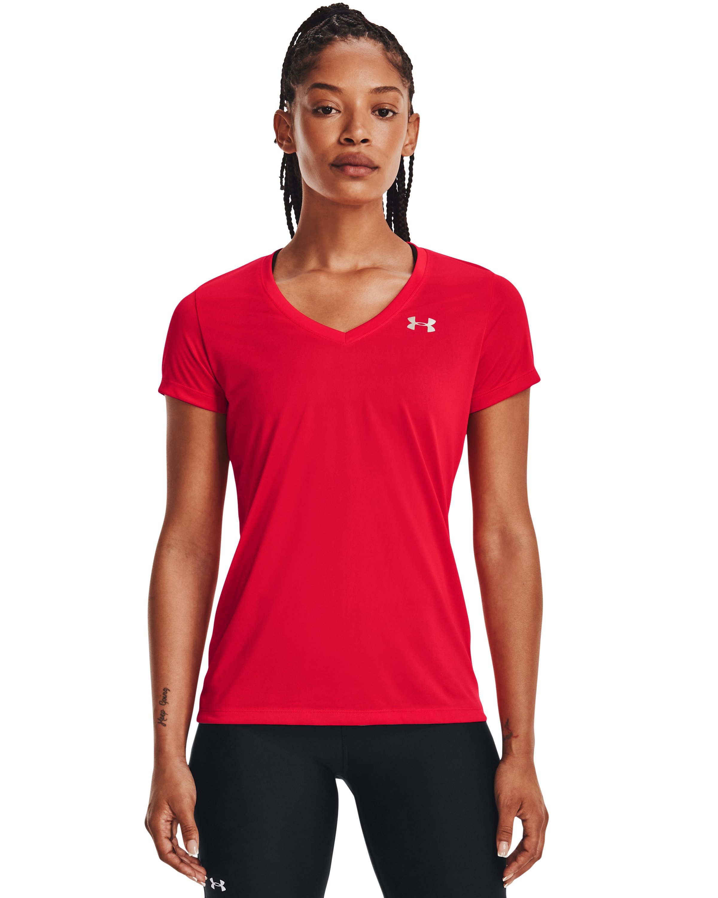 UA Tech Women's V-Neck 17